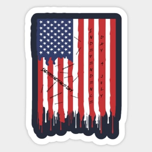 Independence Day, USA Sticker